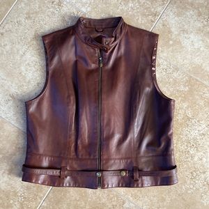 Cabi Leather Vest